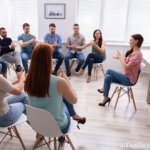 en clase un grupo de sordos