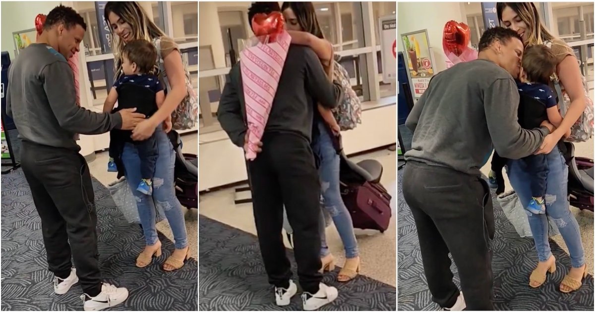 Luchador cubano Ismael Borrero se reencuentra con su familia en Estados