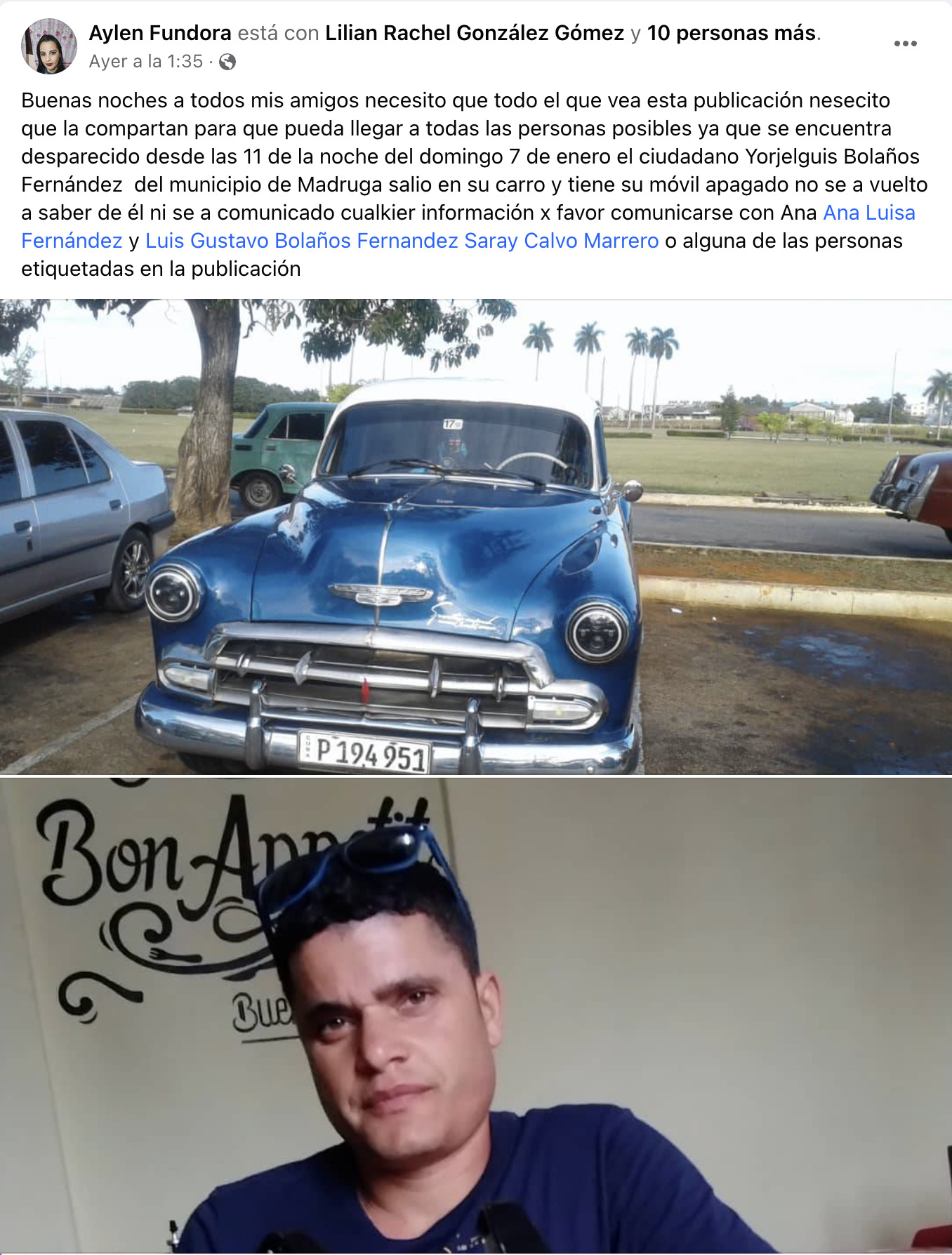 Piden ayuda para localizar a cubano desaparecido en Mayabeque 15