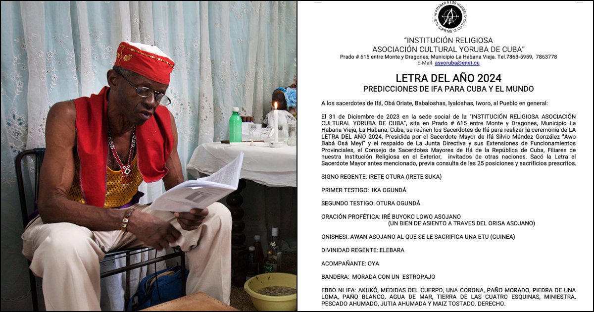 Dan a conocer la Letra del Año 2024 para Cuba