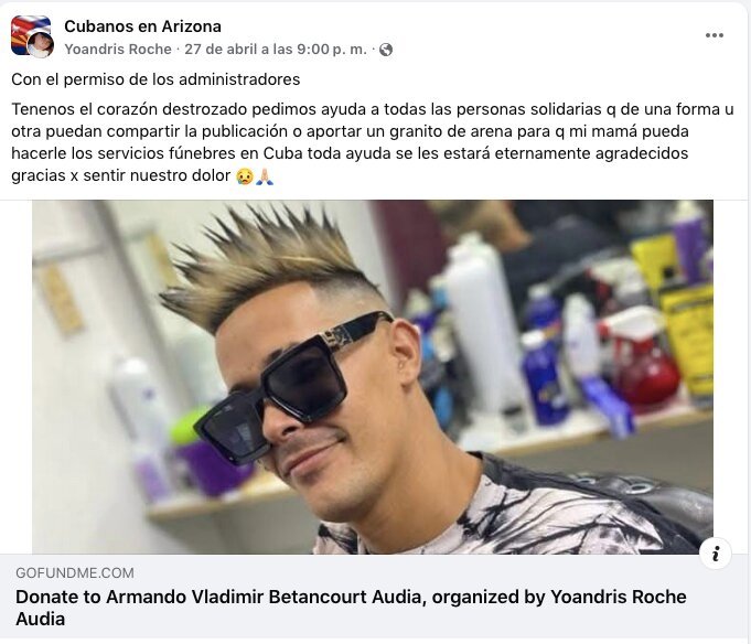 Familia de joven cubano asesinado en Tampa pide ayuda para repatriar su cuerpo 10