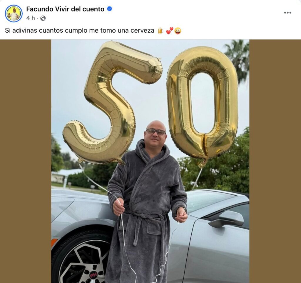 Humorista cubano Andy Vázquez está de cumpleaños 13