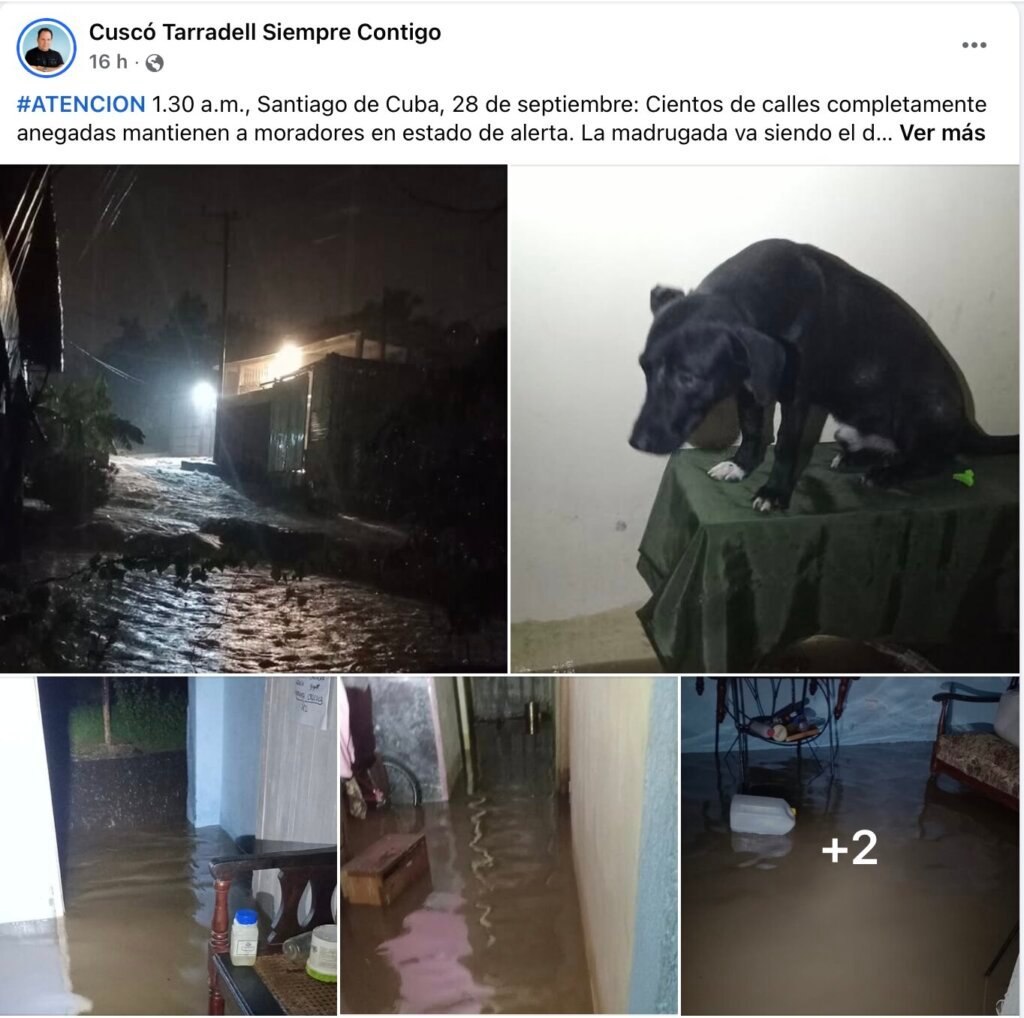 Inundaciones, derrumbes y ríos desbordados tras intensas lluvias en Santiago de Cuba 38