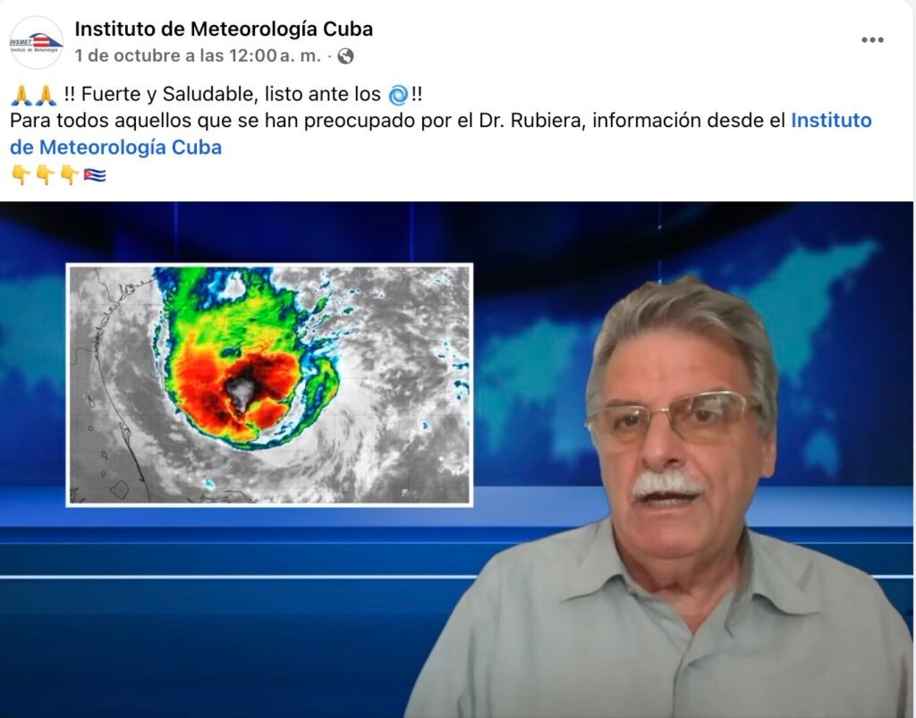 Meteorólogo José Rubiera desmiente rumores sobre su estado de salud 17