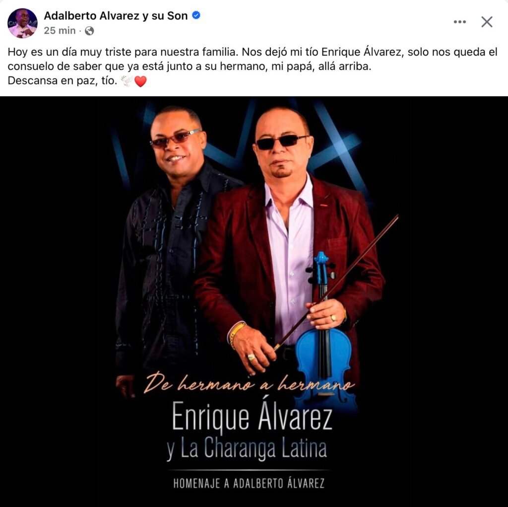 Fallece el maestro Enrique Álvarez, creador de la Charanga Latina 19 Fallece el maestro Enrique Álvarez, creador de la Charanga Latina 19