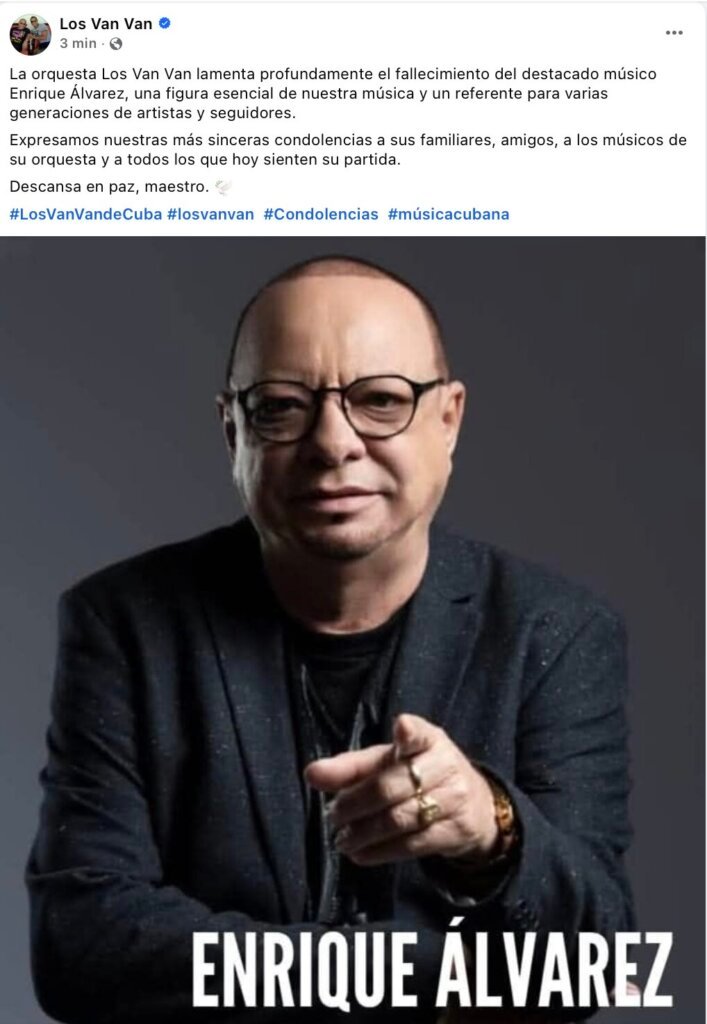 Fallece el maestro Enrique Álvarez, creador de la Charanga Latina 20 Fallece el maestro Enrique Álvarez, creador de la Charanga Latina 20