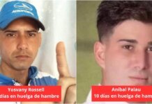 Presos políticos Yosvany Rossell y Aníbal Palau se encuentran en huelga de hambre