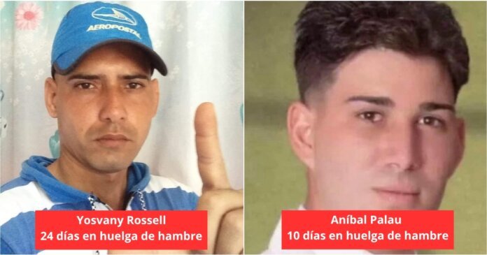 Presos políticos 11J Yosvany Rossell y Aníbal Palau
