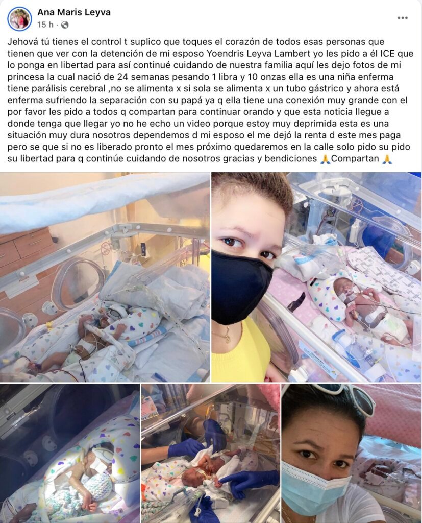 Piden ayuda para que padre cubano detenido por ICE no sea deportado: Su hija está enferma 6 Piden ayuda para que padre cubano detenido por ICE no sea deportado: Su hija está enferma 6