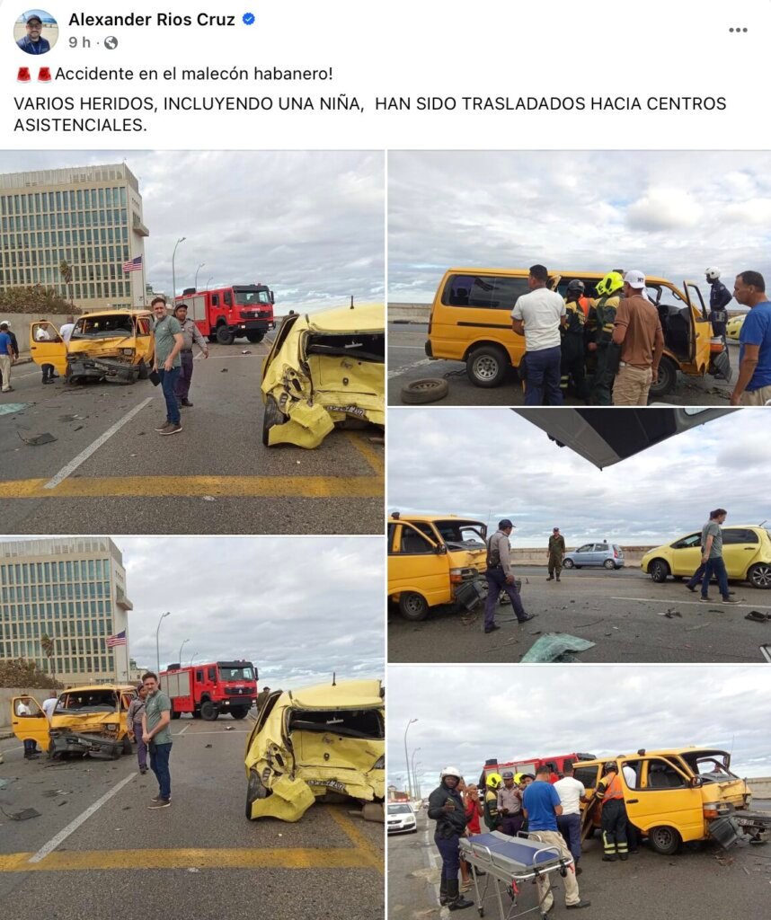 Accidente en el Malecón habanero deja varios heridos 10 Accidente en el Malecón habanero deja varios heridos 10