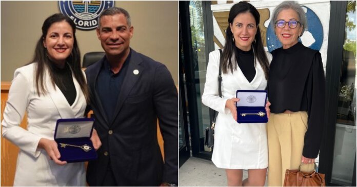 Rosa María Payá recibe las llaves de la Ciudad de Miami