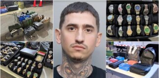 Detienen a joven por vender mercancÃa de lujo falsificada en el estacionamiento del Dolphin Mall